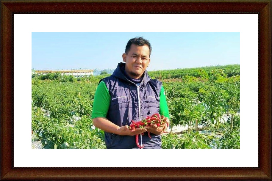 Rizki Hamdani Penggagas Kelompok Santri Tani Milenial